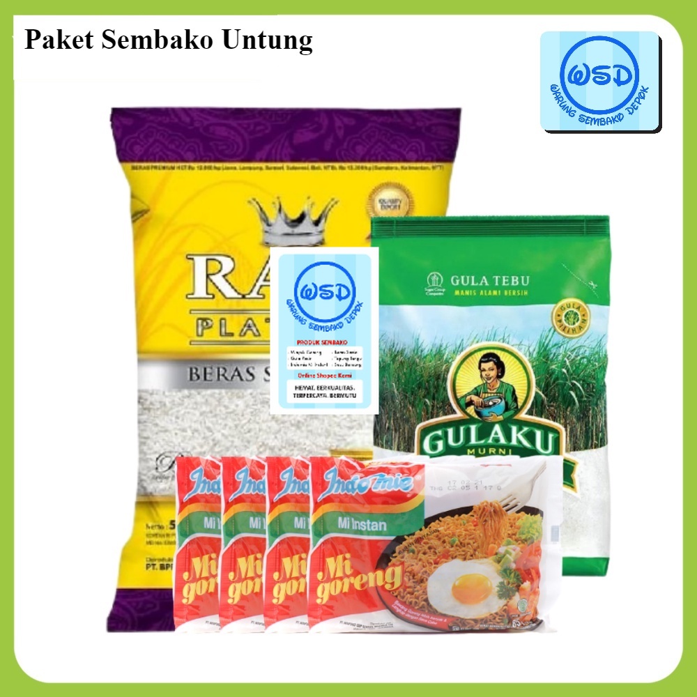 

Paket Sembako Untung / Paket Sembako Hemat / Paket Sembako Murah