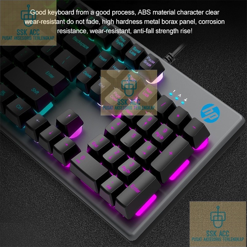 Keyboard Mouse Gaming RGB HP KM300F Combo |  Keyboard Mouse Gaming | Keyboard