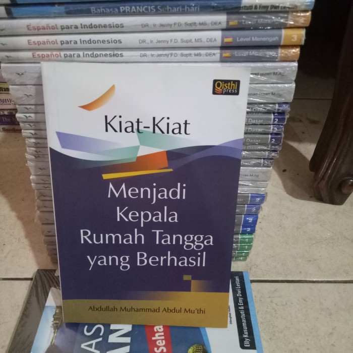 ORI BUKU KIAT-KIAT MENJADI KEPALA RUMAH TANGGA YANG BERHASIL