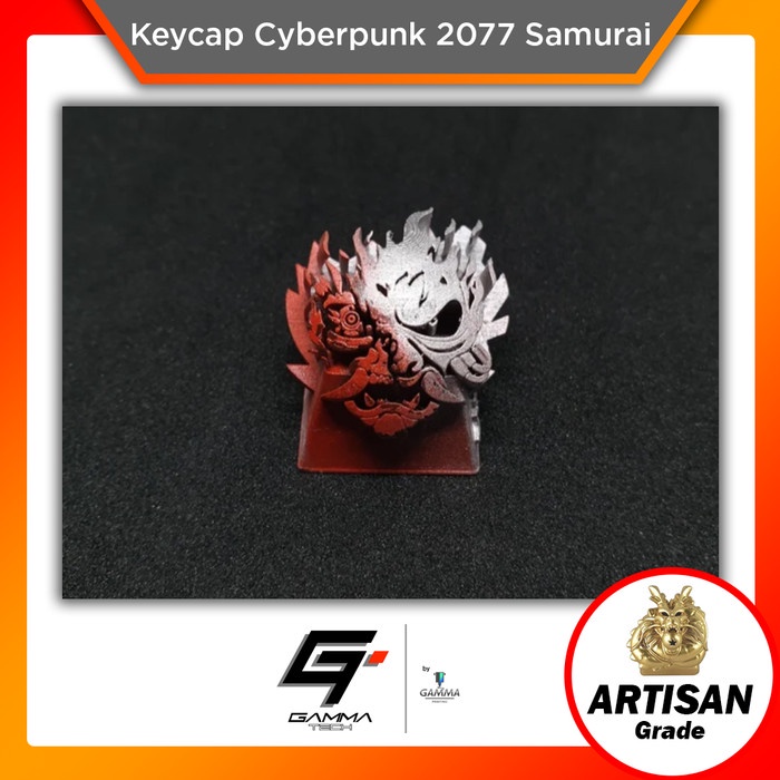 Cyberpunk 2077 Samurai Artisan Keycap / Keycaps Mechanical Keyboard - Clear
