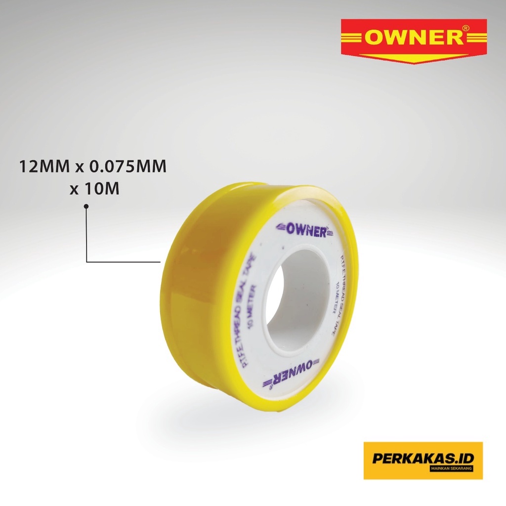 ORIGINAL Seal OWNER Tape Isolasi Pipa Kran 10 Meter