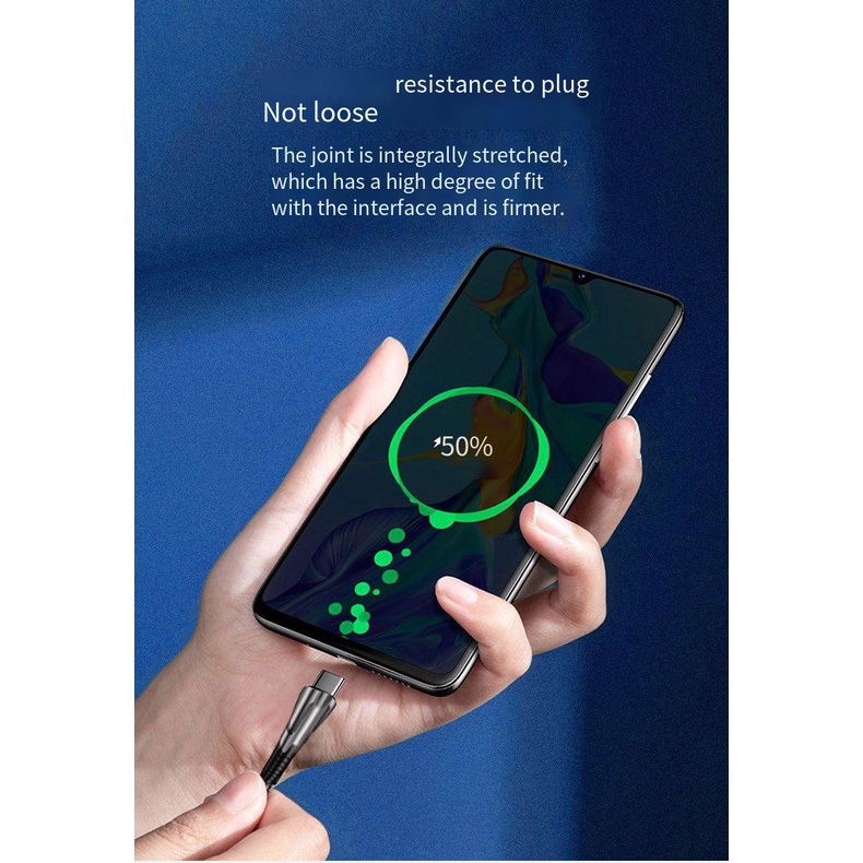 Pd 100w Dual-head Type-C Male To Male 5A Fast Charging Dengan Kabel Data Chip E-mark