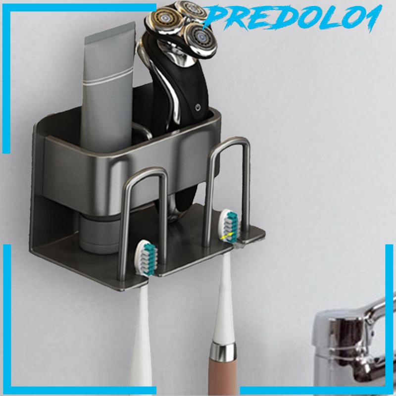 [Predolo1] Holder Sikat Gigi Bahan Metal Rak Odol Sikat Gigi Untuk Kamar Mandi Asrama