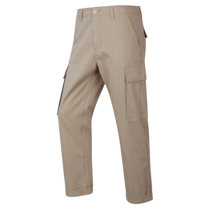 Emba Jeans - Cargo Pants Panjang Pria Basic - Sand (COMMO)