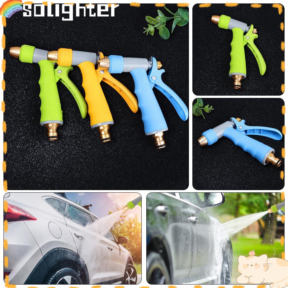 Solighter Water Spray Gun Sprinkle Alat Pipa Selang Cuci Tekanan Tinggi