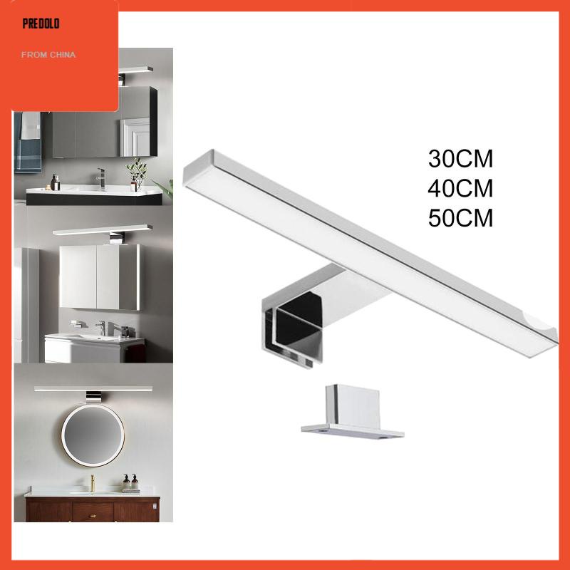[Predolo] 3000k Lampu Kabinet Bawah, Persegi Panjang Modern Monitor Lamp LED Lampu Kamar Mandi
