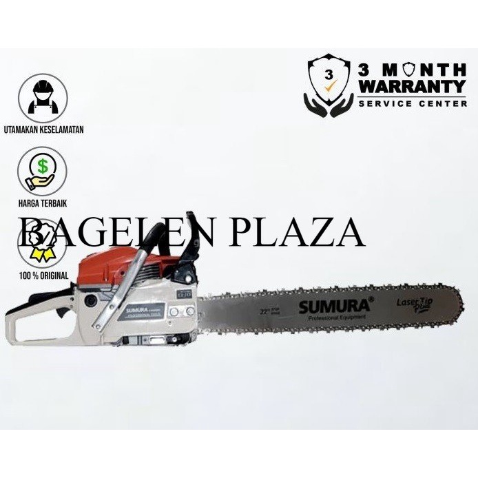 Obral Sumura Mesin Potong Gergaji Kayu CS 6500 S 22 Inch Chainsaw CS6500S