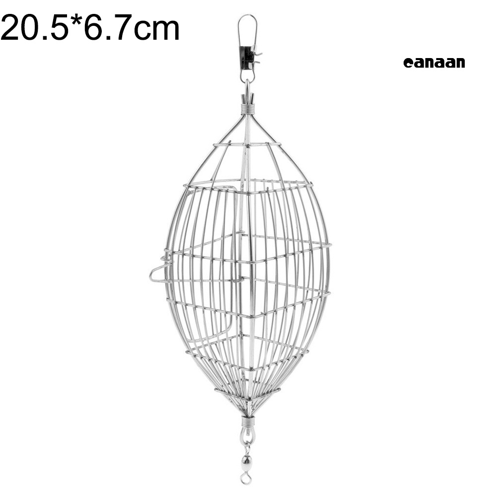 Cnn-stainless Steel Wire Bait Thrower Trap Cage Alat Pancing Ikan Gurame