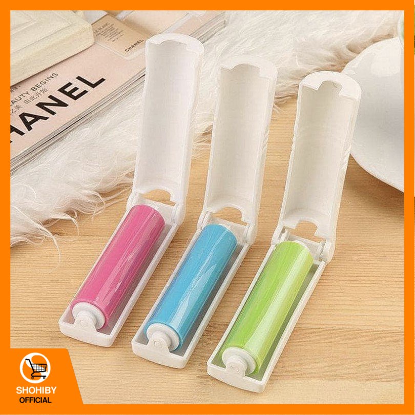 Sticky Lint Roller Lipat / Alat Pembersih Debu Kotoran Bulu Rambut Benang / Washable Foldable Sticky Lint Brush / Rol Sikat Pengangkat Serat Di Pakaian Remover Multifungsi / Rol pengangkat bulu hewan