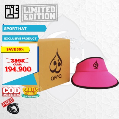 Topi Hijab Sport Modern Stylish Trend Wanita Akhwat - Pink