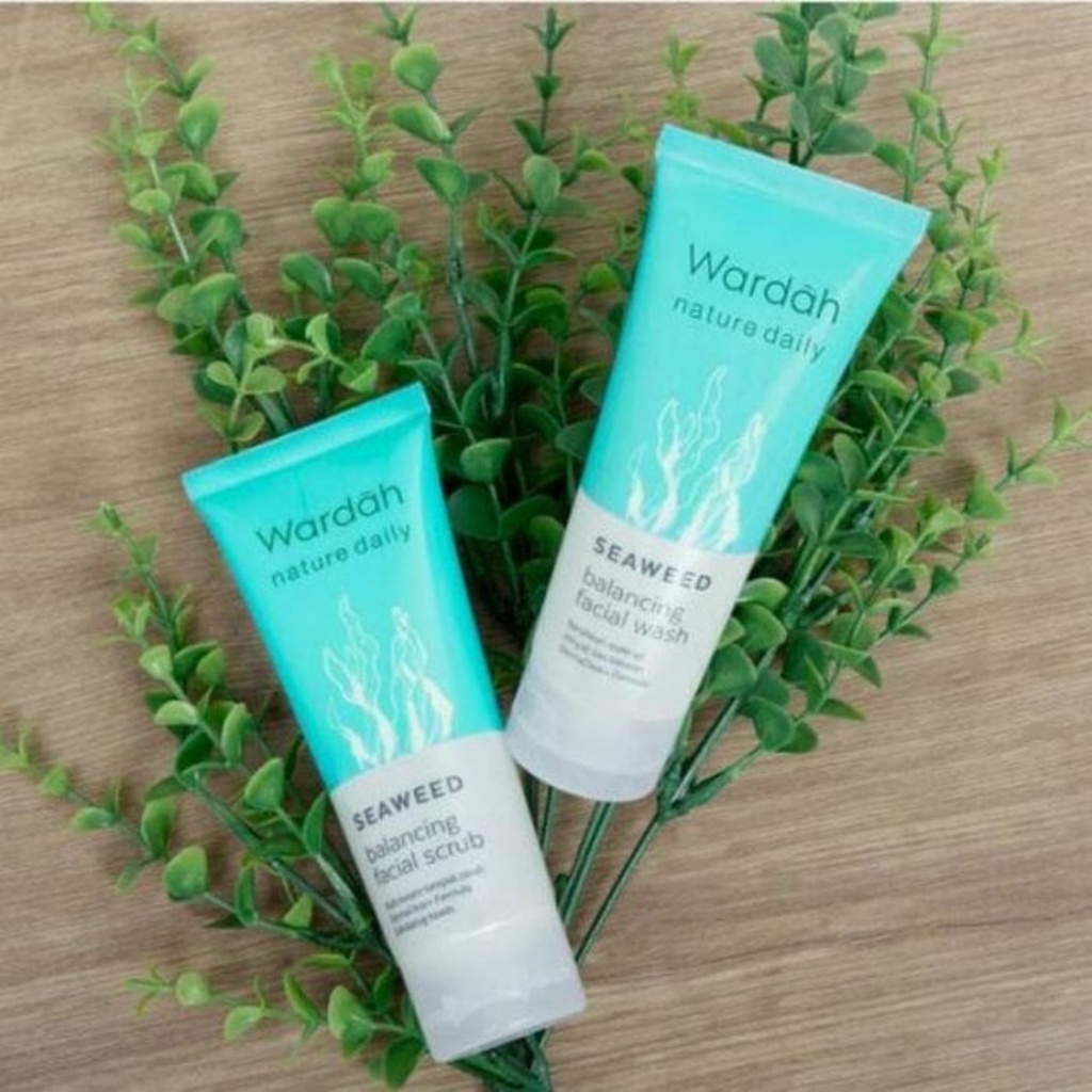 WARDAH Nature Daily Seaweed Balancing 60ml - Facial Scrub