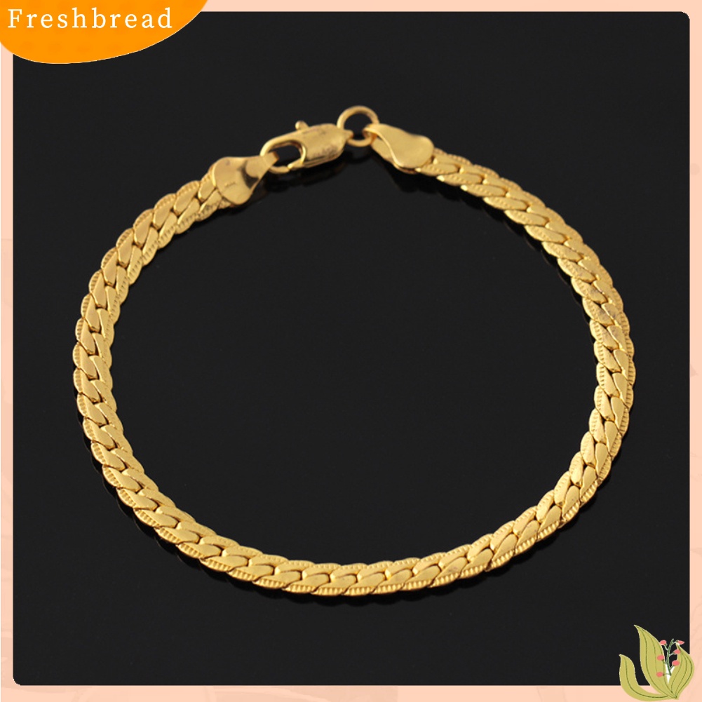 &lt; Freshbread &gt; Pria Wanita DIY Perhiasan Tangan Butik Fashion Rantai Samping Pesta Tanggal Gelang