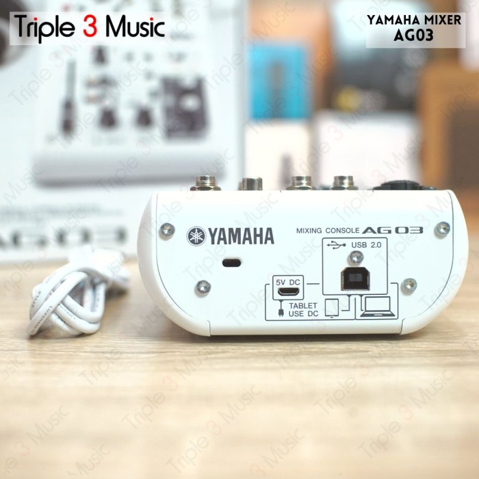 YAMAHA AG03 Mixer audio Usb Souncard Streaming 192 khz 24 bit