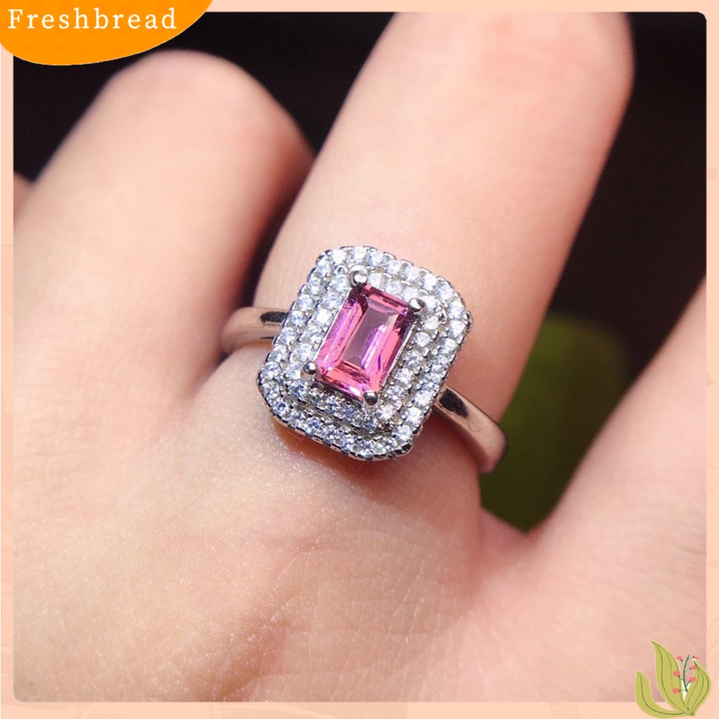 &lt; Freshbread &gt; Open Ring Indah Elegan Jari Cincin Wanita Adjustable Faux Crystal Ring Untuk Hadiah