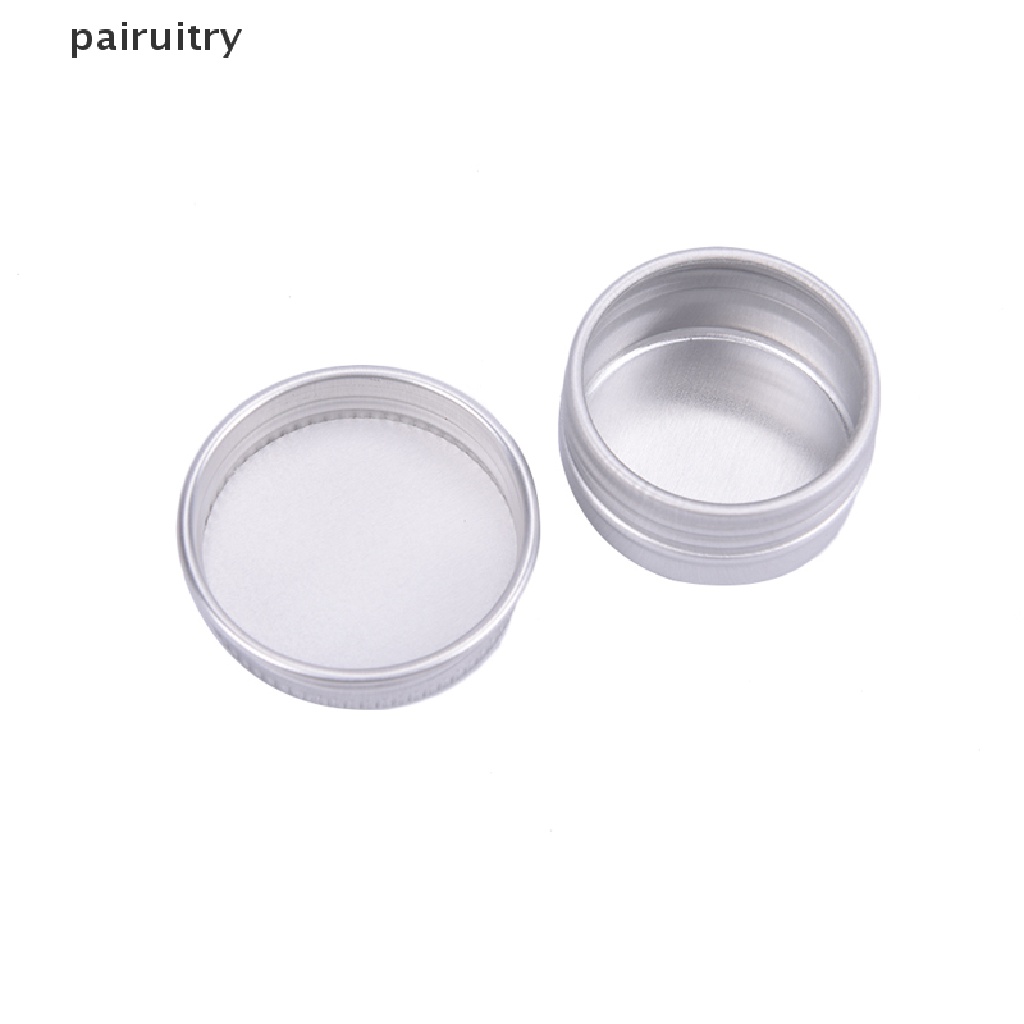 Prt 10pcs Toples Kaleng Aluminium 5ML Untuk Cream Balm Kuku Kotak Wadah Kosmetik PRT