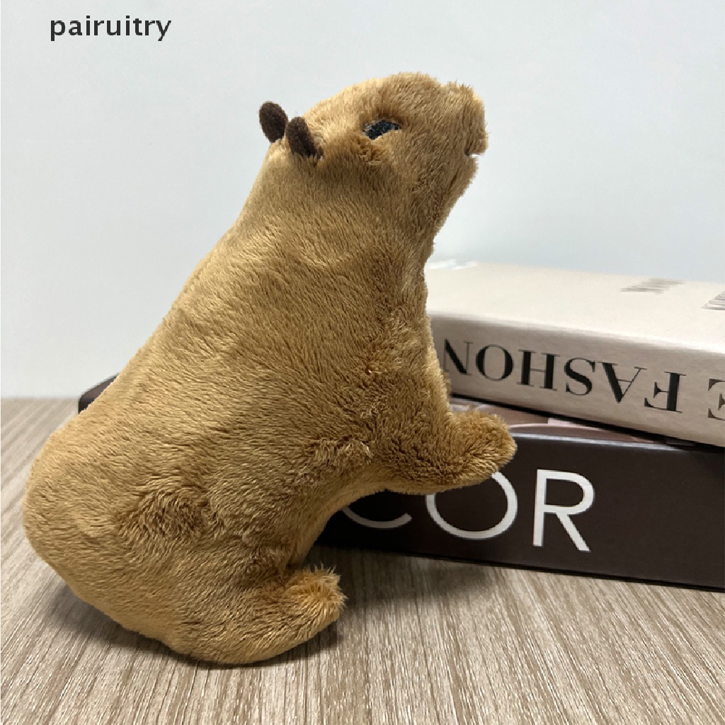 Prt 18cm Simulasi Bulu Halus Capybara Boneka Binatang Mainan Anak Hadiah Natal PRT