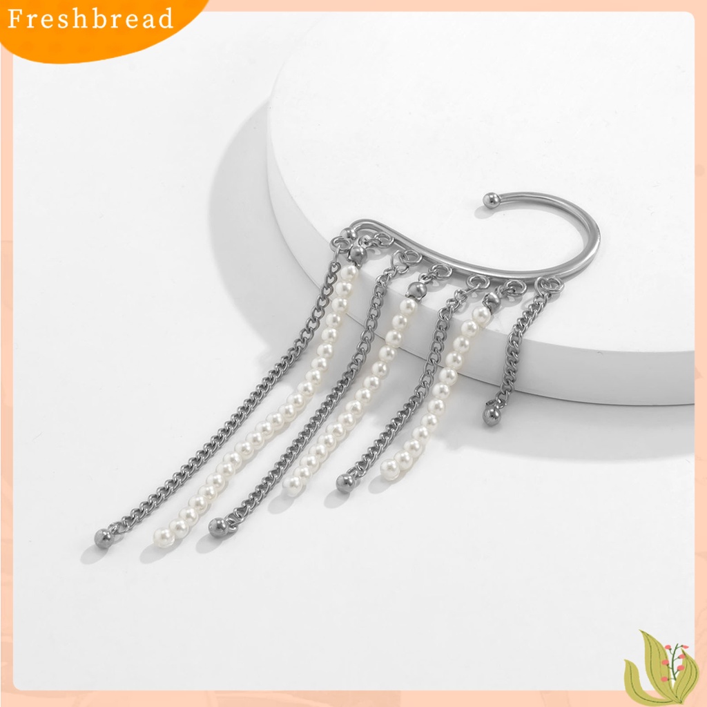 < Freshbread > 1Pc Klip Anting Jumbai Perhiasan Vintage Temperamen Manset Telinga Halus Untuk Pernikahan