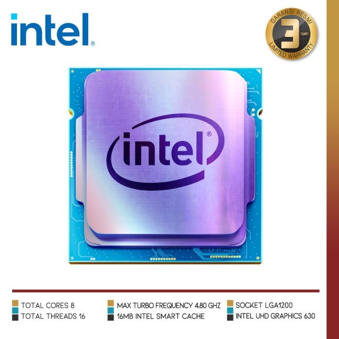 CORE I7 10700 Processor INTEL Comet Lake-S LGA 1200 8 Core Gen10