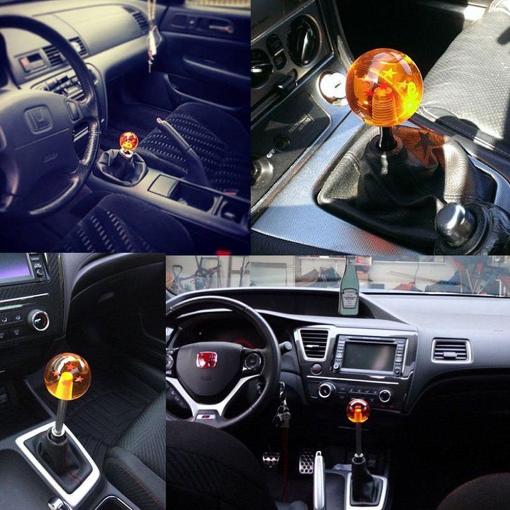 AUGUSTINA Knob Stik Gear Manual 1-7 Bintang 1pc Tuas Gearstick Mobil Truck Sleeve Adapter Aksesoris Mobil Dragon Star Ball Shifter