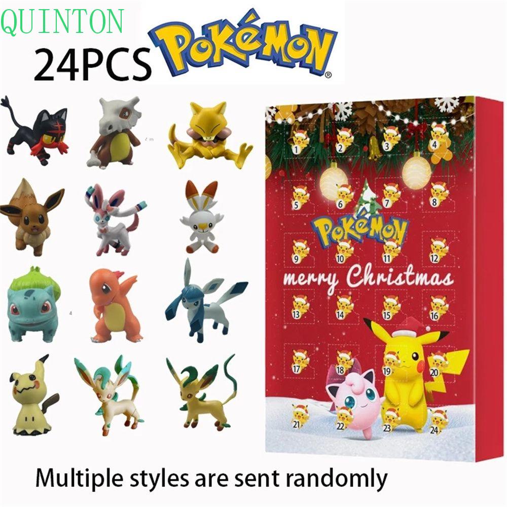 Action Figure QUINTON Pokemon Blind Box Bahan PVC Untuk Hadiah Natal