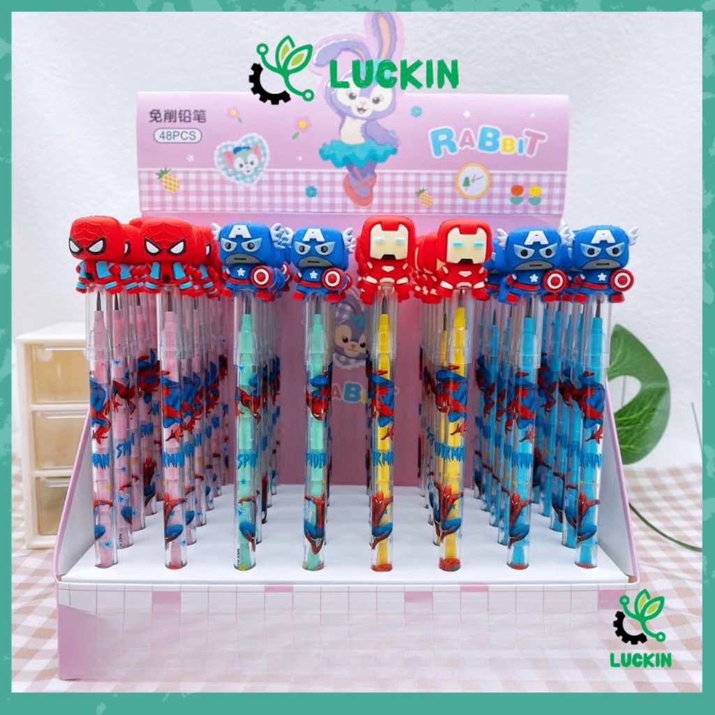 

(1 pcs) pensil lantu lantu bensia pensil mekanik cabut pensil bongkar pasang karakter lucu