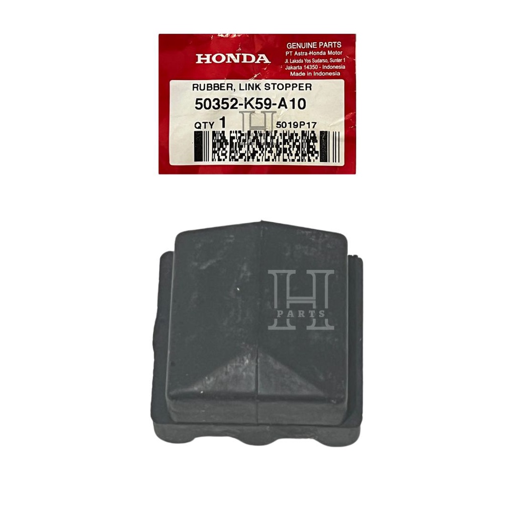 KARET GANJAL BANTALAN MESIN RUBBER LINK STOPPER BEAT K81 SCOOPY K93 VARIO 125 150 ESP K60 K59 50352-K59-A10 ASLI ORIGINAL AHM HGP HONDA