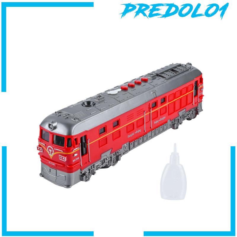 [Predolo1] Model Kereta Dengan Lampu &amp; Suara W/Steam Kid Train Mainan Untuk Hadiah Ulang Tahun Anak