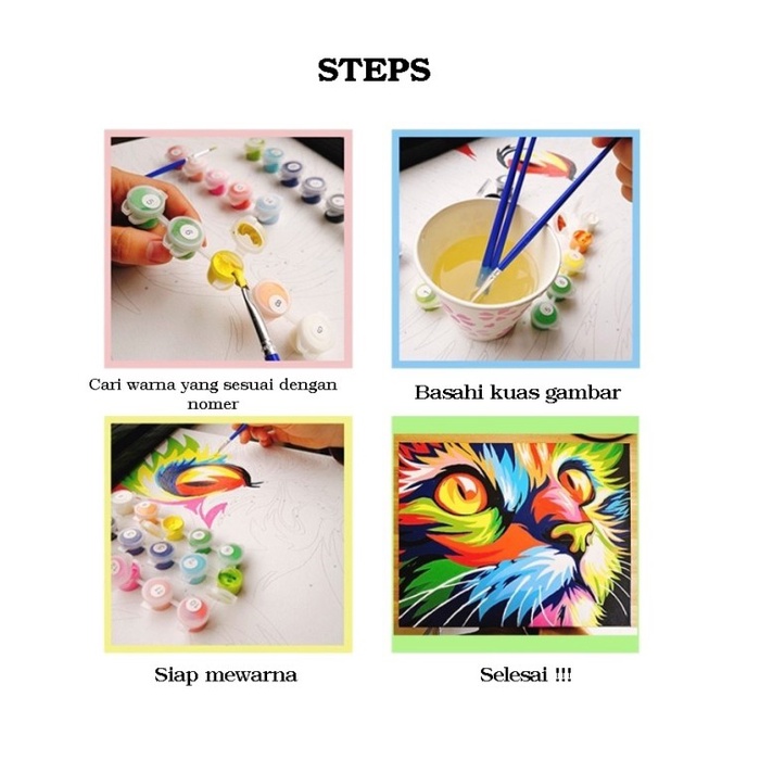 

mg Paint By Number Kanvas Lukis Canvas DIY Painting ST0025