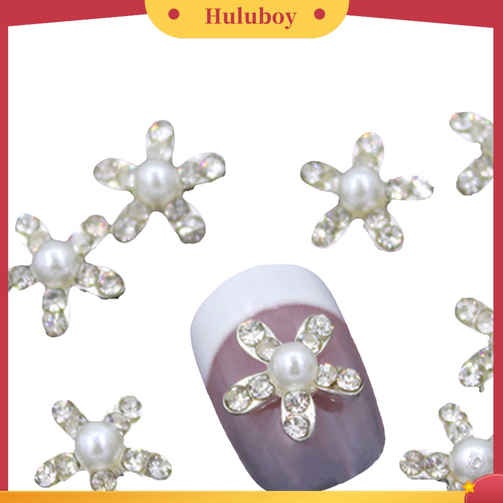 {In Stock} 10Pcs Nail Art Rhinestones Indah Glitter Berlian Imitasi Serbaguna Shiny Nail Tip Dekorasi Untuk Kuku
