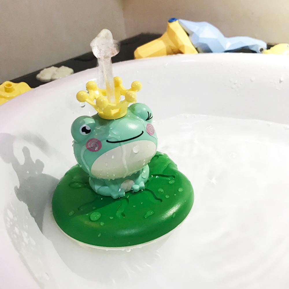 Quinton Floating Rotating Frog Sprinkler 1PC Renang Semprotan Air Elektrik Kodok Sprinkler Otomatis Mainan Hadiah Anak Mandi Mainan Kodok Semprot Elektrik