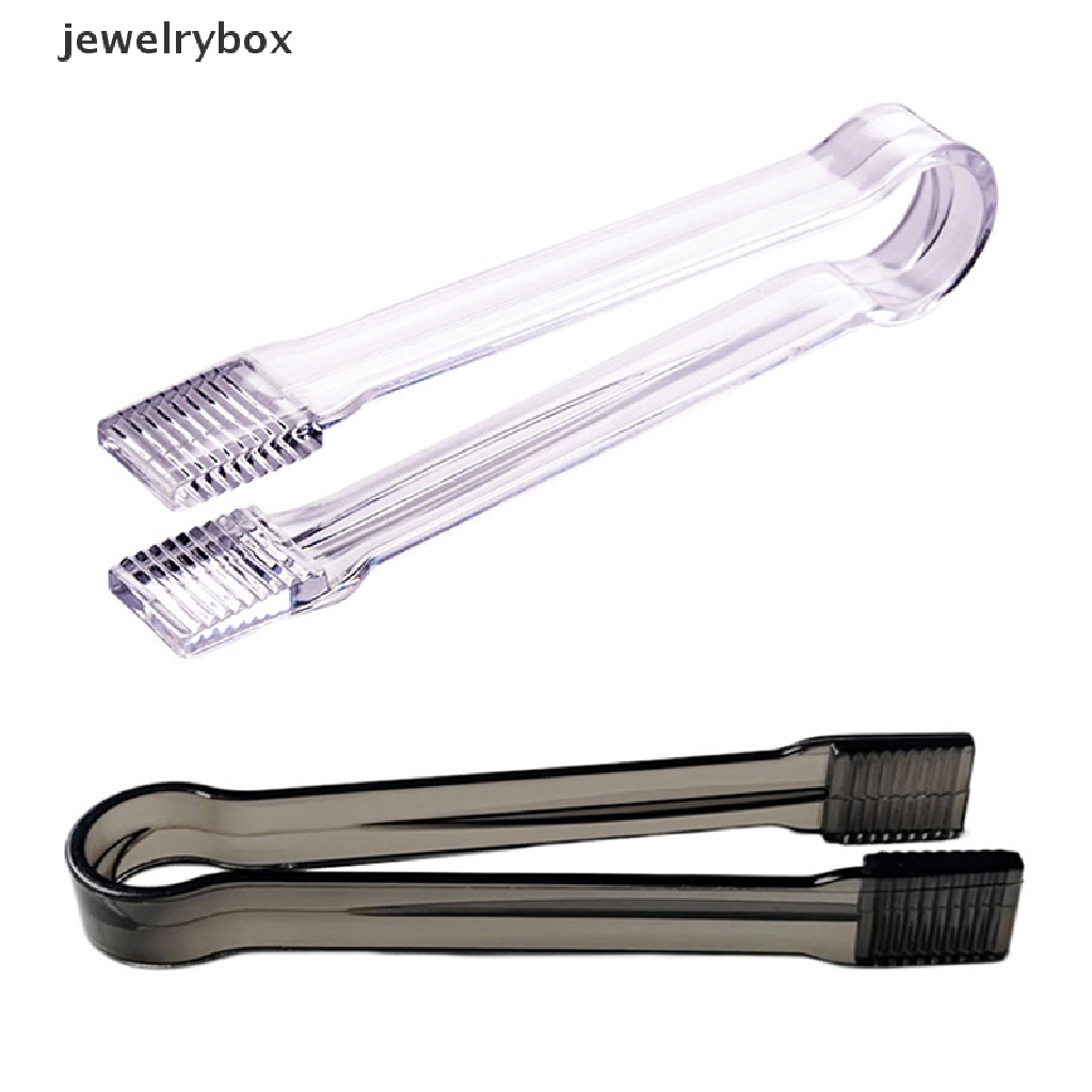 [jewelrybox] 1pc Penjepit Es Dapur Plastik Makanan Serving Tong Cube Sugar Clip Grabber Boutique