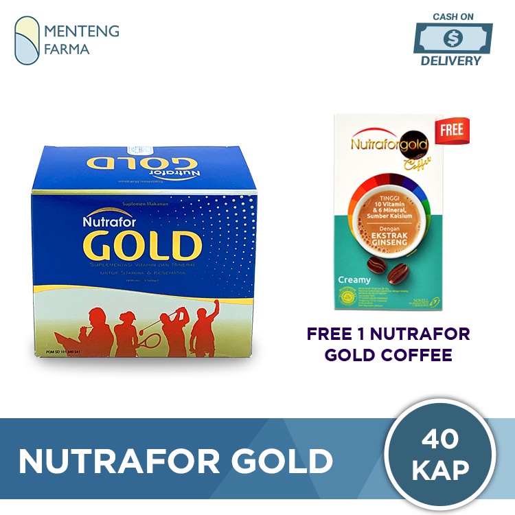 Nutrafor GOLD - Multivitamin untuk Stamina dan Kesehatan