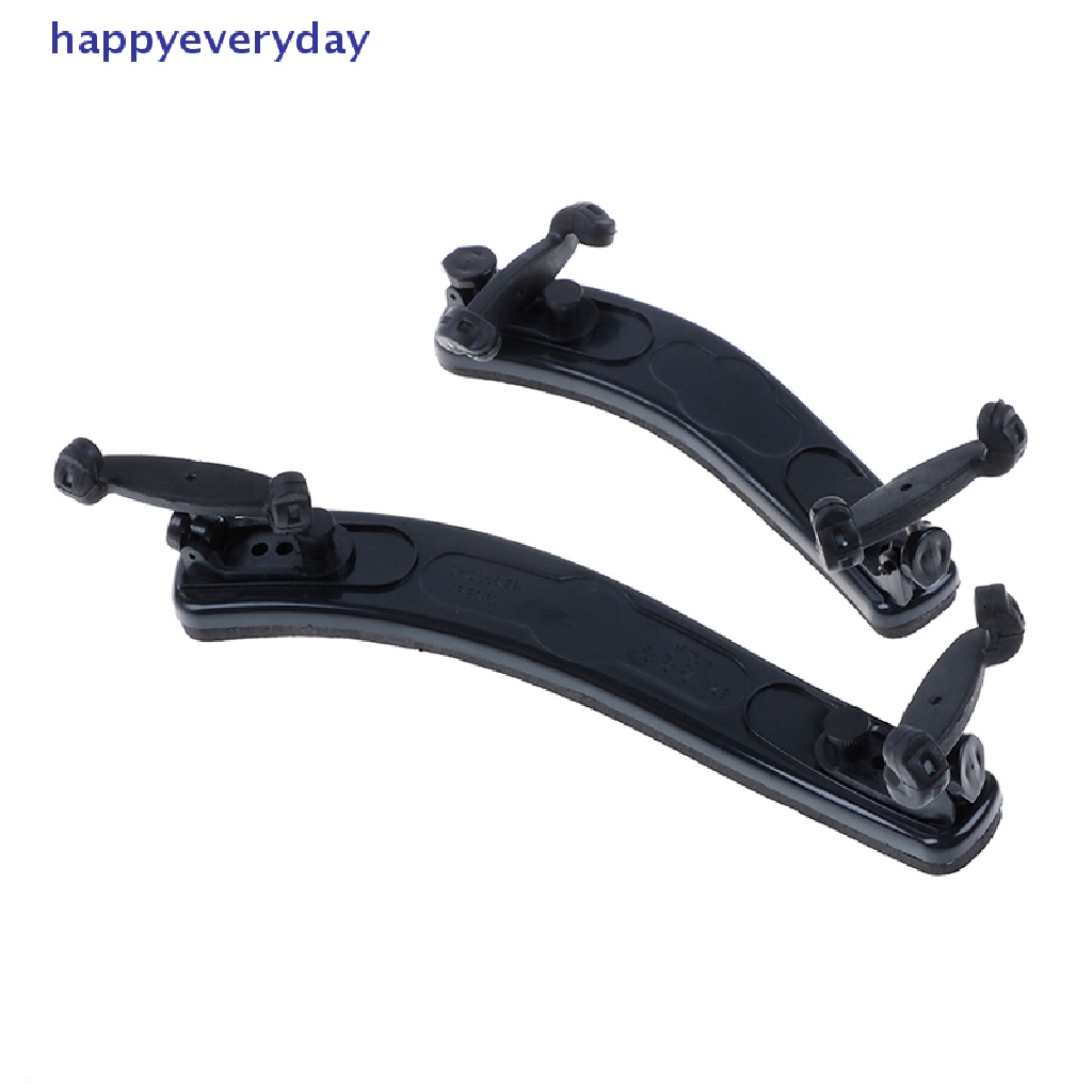 [happy] Violin shoulder rest adjustable pad Penyangga Untuk Biola1/2-4 /4 1/8-1/4hitam [ID]