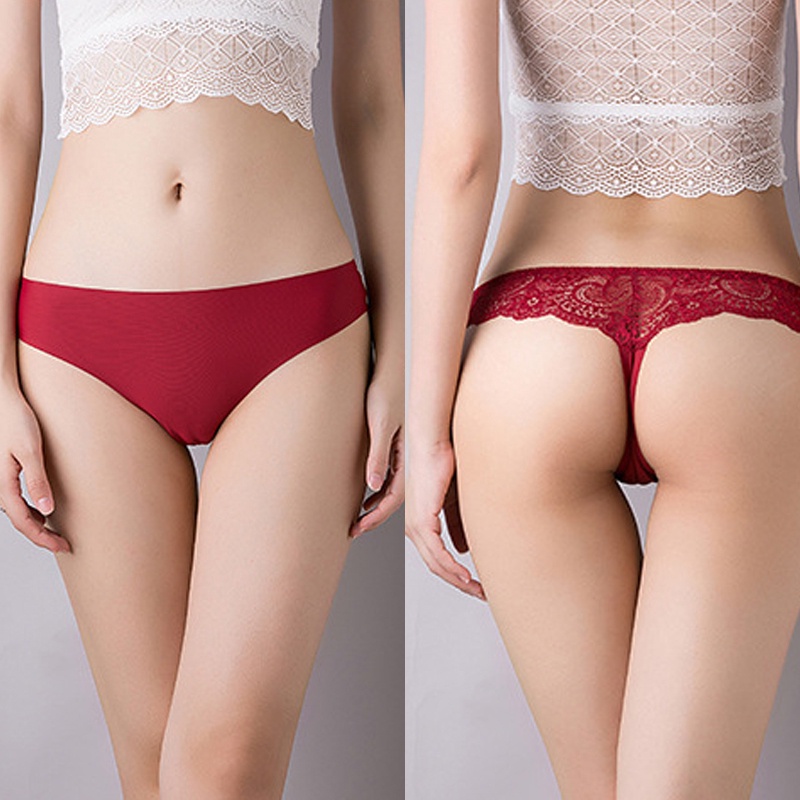 5PCS Celana Dalam Wanita Celana dalam wanita seksi dengan pakaian tali