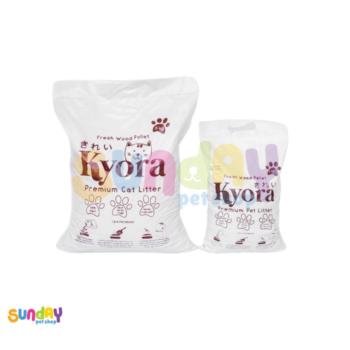 KYORA - Wood Pellet Cat Litter 8kg