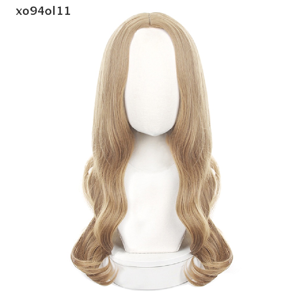 Xo M3GAN Cosplay Wig Rambut Panjang 60cm Tahan Panas Sintetis Halloween Role Wig OL