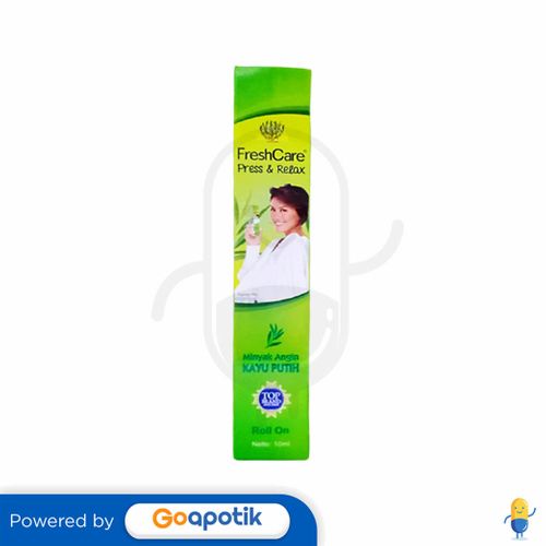 Fresh Care Press &amp; Relax Minyak Angin Kayu Putih Roll On 10 Ml