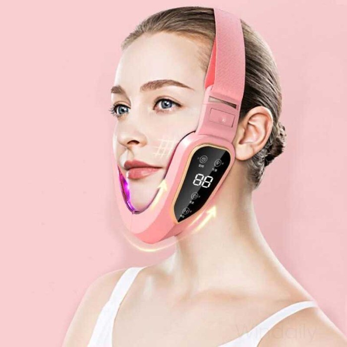 Alat Pijat Penirus Wajah Face Lifting Double Chin V-Shaped - Putih
