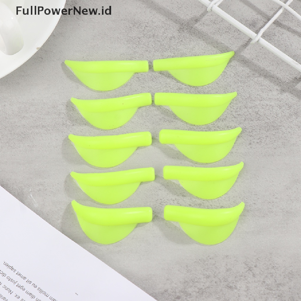 Power 5pasang/pak Silicone Eyelash Perm Pad Daur Ulang Bulu Mata Batang Penjepit Bulu Mata ID