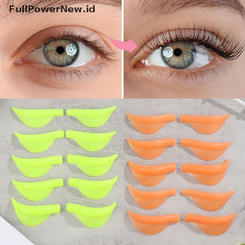 Power 5pasang/pak Silicone Eyelash Perm Pad Daur Ulang Bulu Mata Batang Penjepit Bulu Mata ID