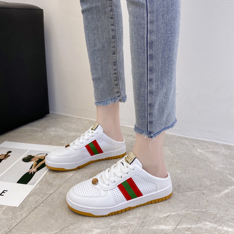 COD BAYAR DITEMPAT!!! 21901 Half Sneaker Shoes Wanita No Box