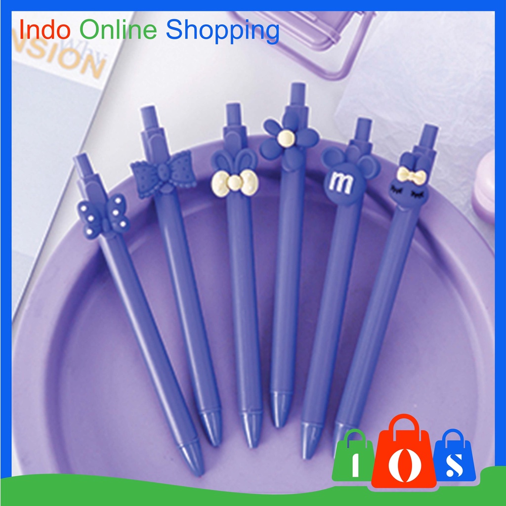 

Pena Sekolah Kantor Korean Cartoon Pulpen Karakter Kartun Import COD σ 1004