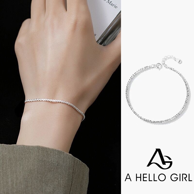 Gelang Wanita Bahan 925 Sterling Silver Model Gypsophila Starry Untuk Pesta Anniversary Dan Hadiah