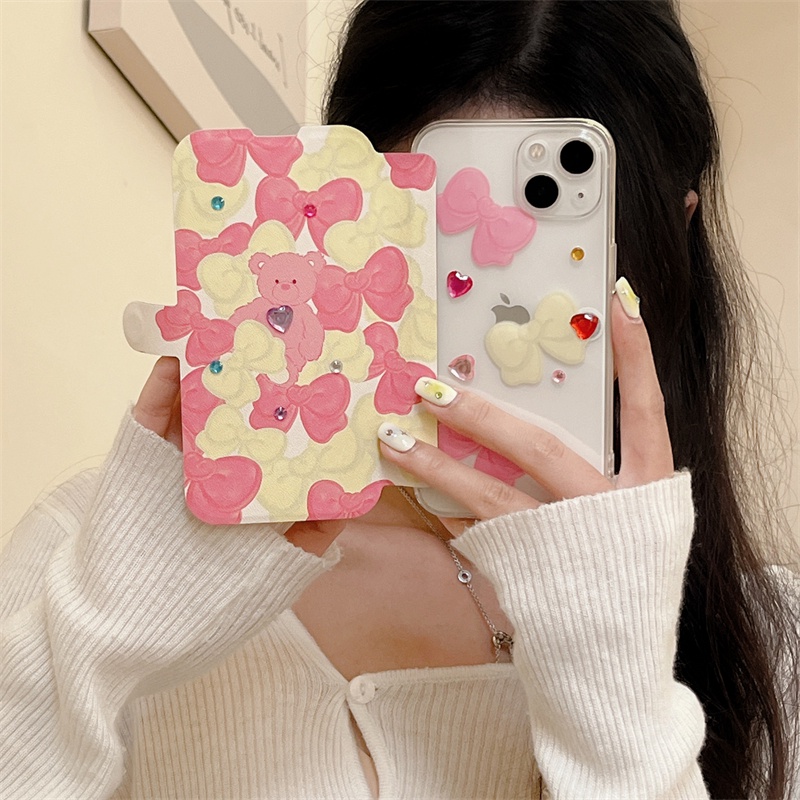 IPHONE Full Pelindung Flip Leather Cover Yang Dapat Ditutupi Casing Ponsel Iphone14 13 12 11 Pro Max Shockproof Case Cover