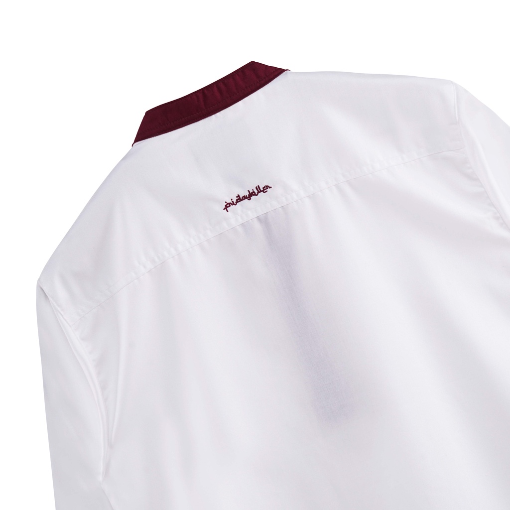 KEMEJA KOKO FRIDAY KILLER | HOLY LS WHITE MAROON