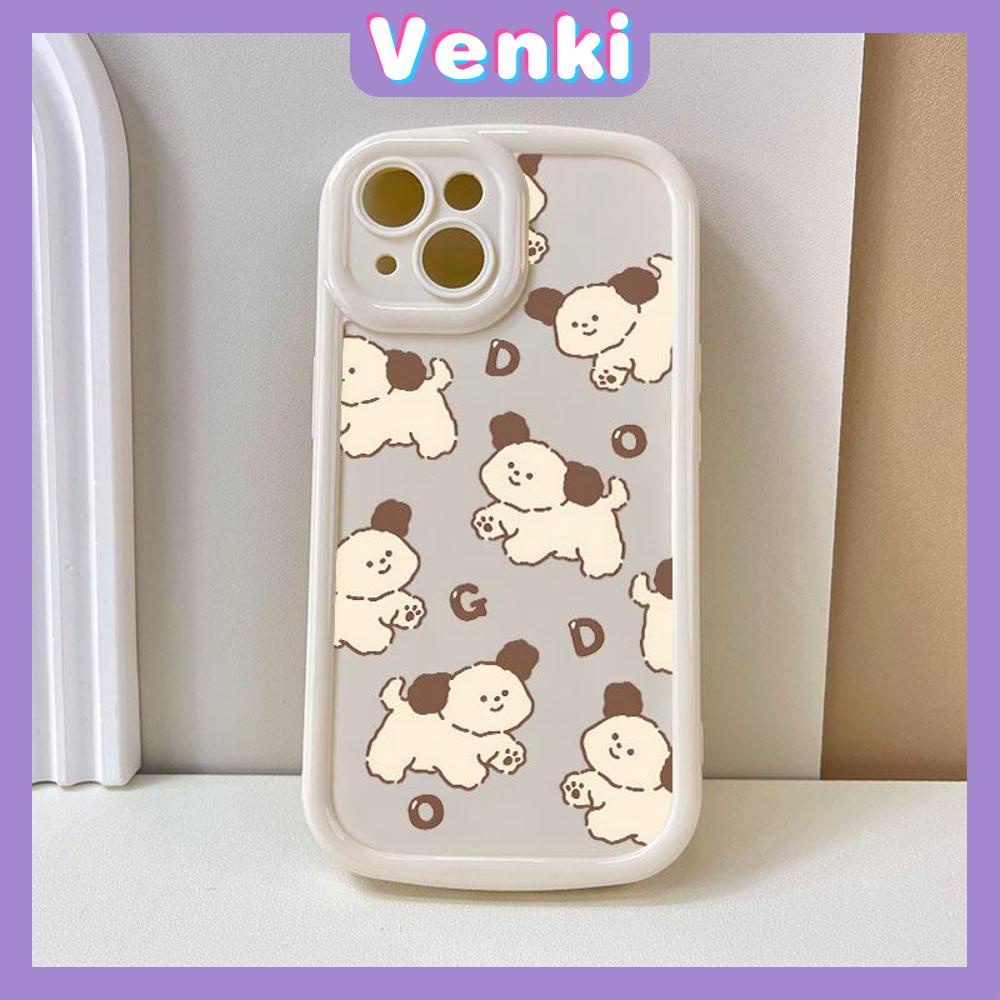 Case for iPhone 11 Soft TPU Glossy Round Edges Case Cute Little Dogs Camera Protection Shockproof For iPhone 14 13 12 11 Pro Max 7 8 Plus X XR