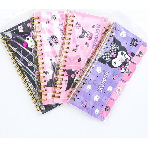 

(48 HAL) A6 RINGBOOK SANRIO NEW EDITION / A6 NOTEBOOK PREMIUM QUALITY SANRIO/ NOTE BOOK CINNAMOROLL KUROMI MELODY