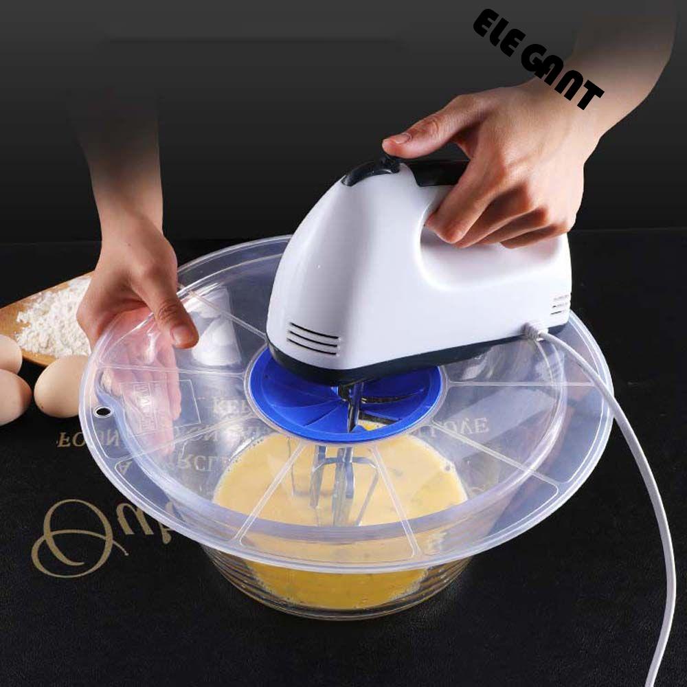 [Elegan] Egg Bowl Cover Anti Splash Kreatif Kocokan Telur Gadget Dapur Baking Panci Anti Tumpah