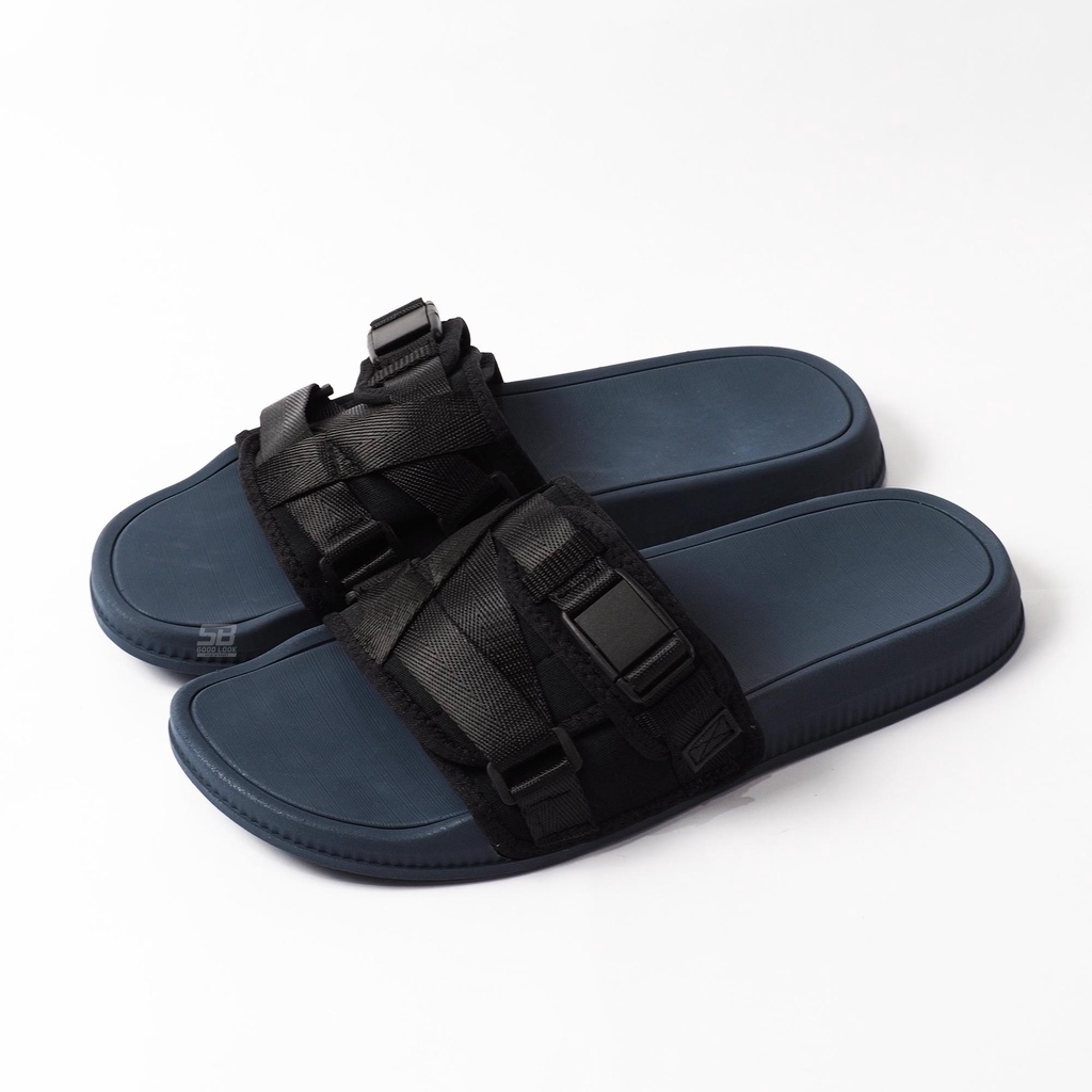 SANDAL SLIDE PRIA - SENDAL SLIP ON FLIP FLOP SELOP | BT KUTA - MIDNIGHT BLUES