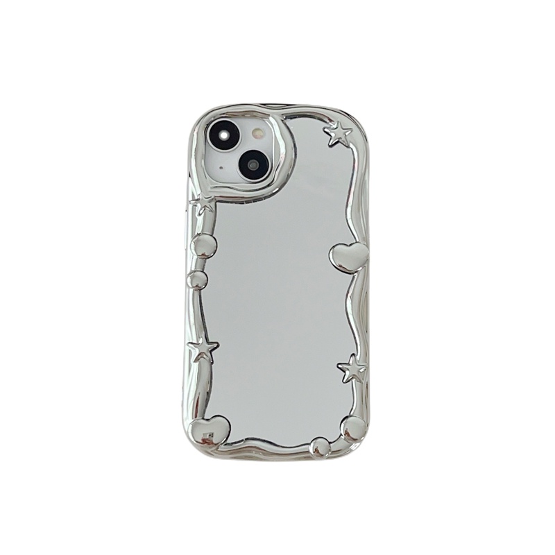 Electroplate Silver Mirror Case Soft Case OPPO A3S A31 A53 A33 A9 A5 A57 F11 A1 Pro Reno 5 6 7Z 8 VIVO Y11 Y12i Y12S Y15 Y17 Y20S Y20i Y21S Y21A Y21T Y33S Y33T V9 S1 V20 V23E V23 V25 V27E Pro Y16 Y93 Y91C